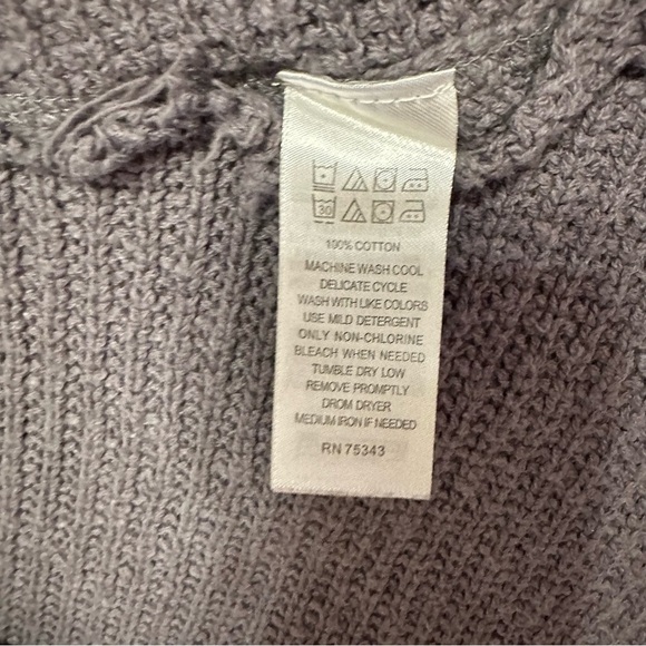 Ruby Moon Anthropologie Cold Shoulder Sweater L - Picture 7 of 7